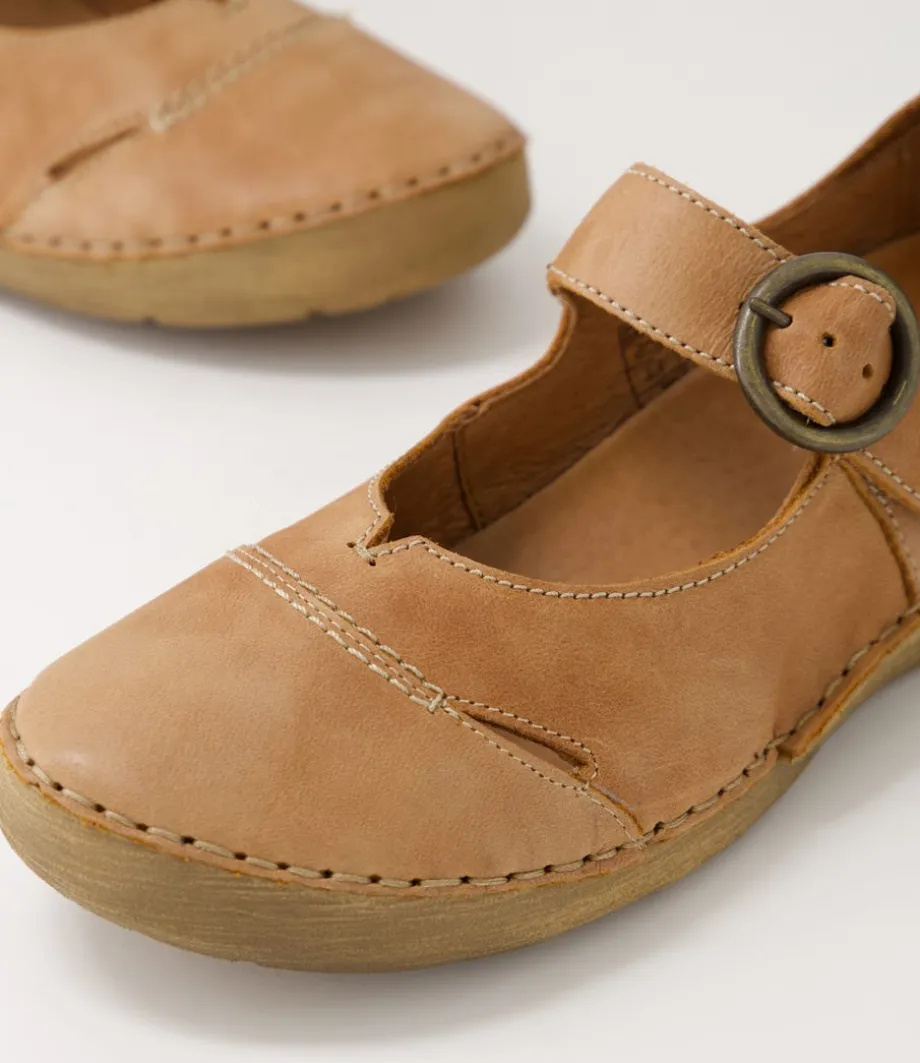 fergey__cognac_leather_mary_janes_4.webp Fergey 80 Cognac Leather Mary Janes<JOSEF SEIBEL Hot