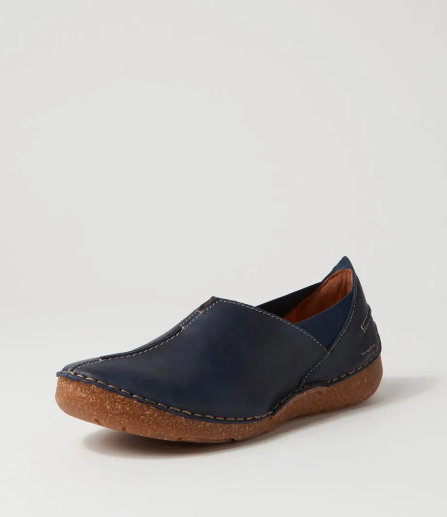 fergey__ocean_leather_flat_shoes_1.webp Fergey 69 Ocean Leather Flat Shoes<JOSEF SEIBEL Discount