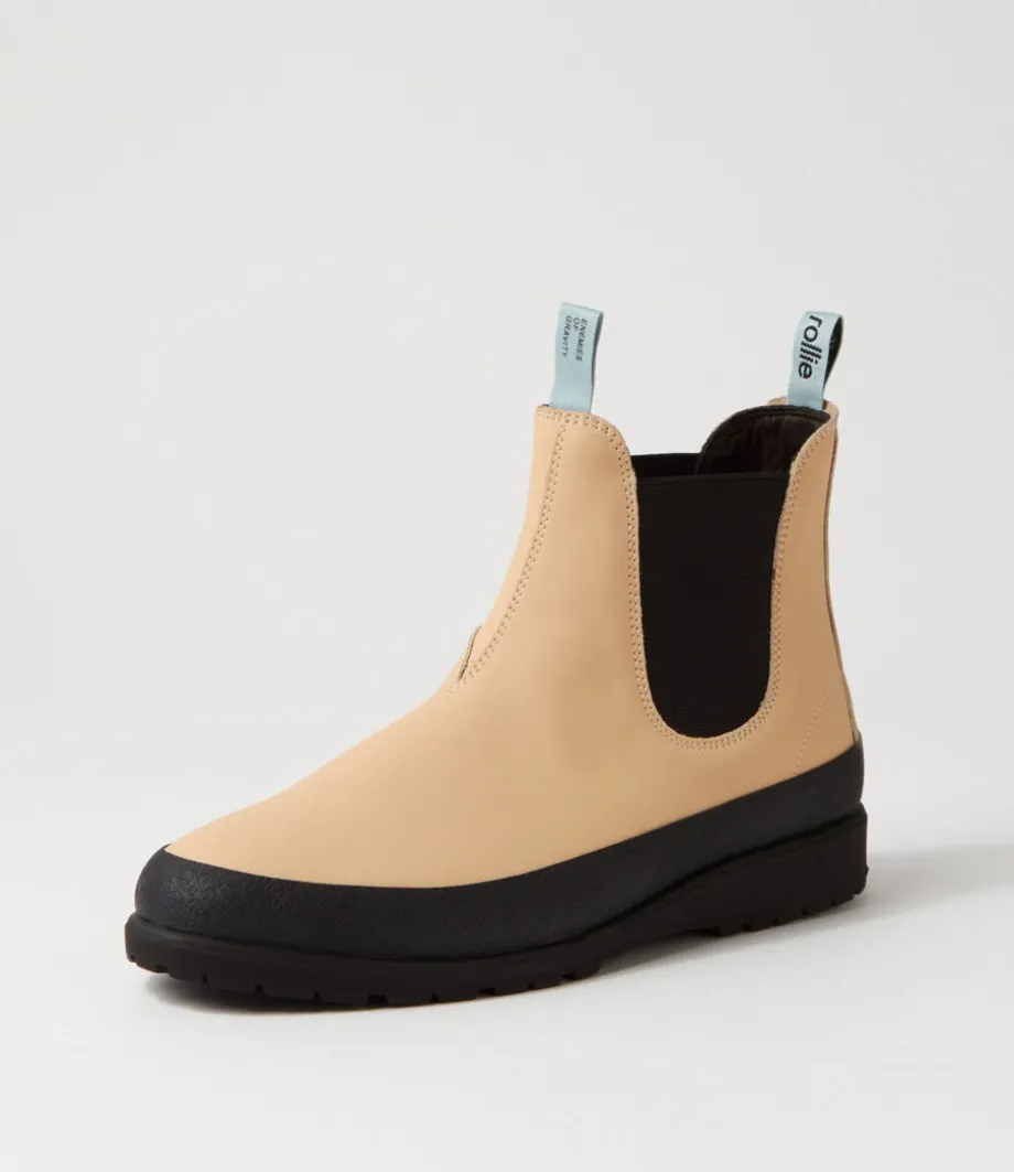 Fields Chelsea X Cream Leather Chelsea Boots<ROLLIE Online