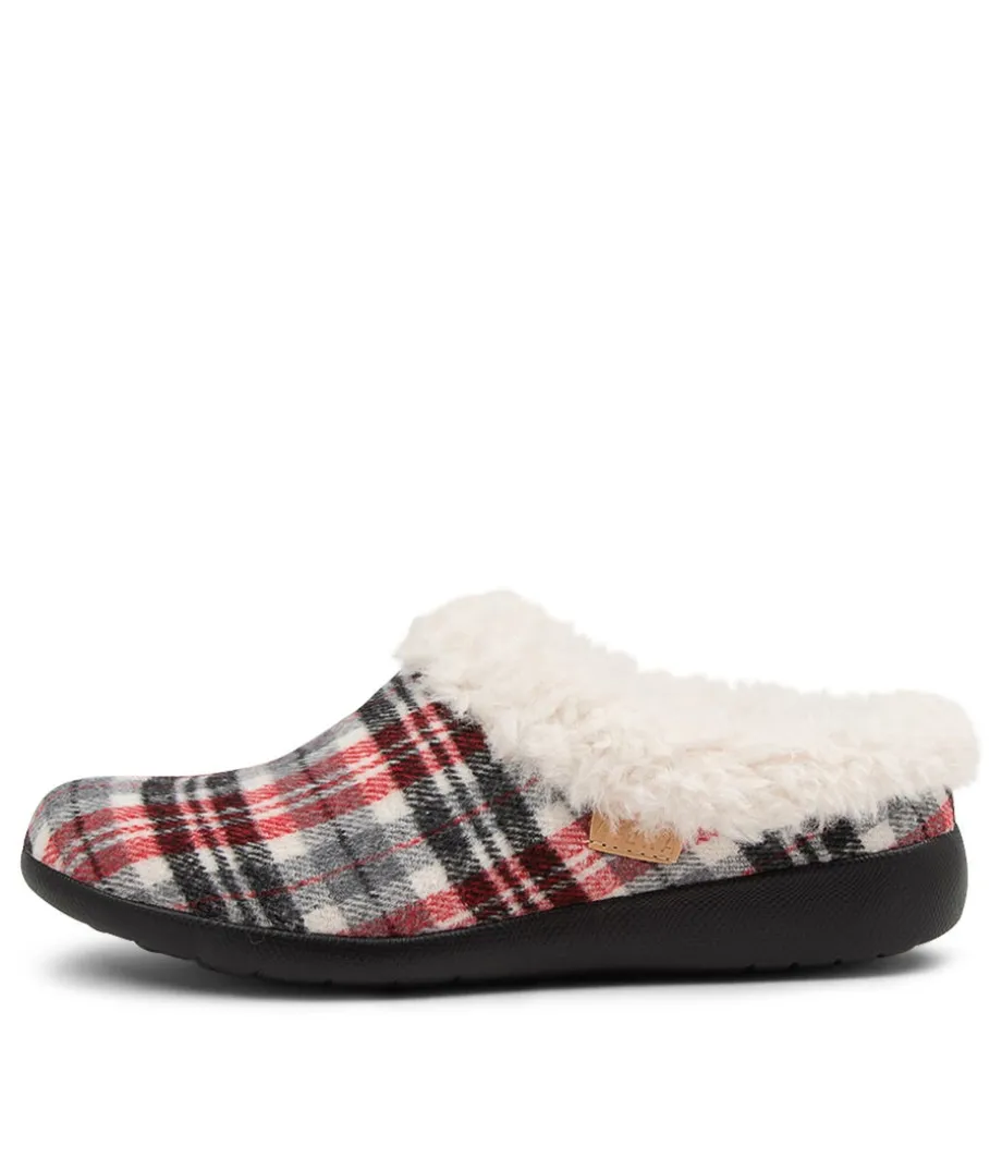 Fifi Xw Blk Check Fabric<ZIERA Store