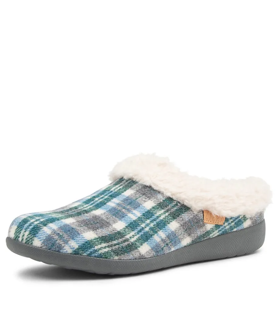 Fifi Xw Blue Check Fabric<ZIERA Cheap