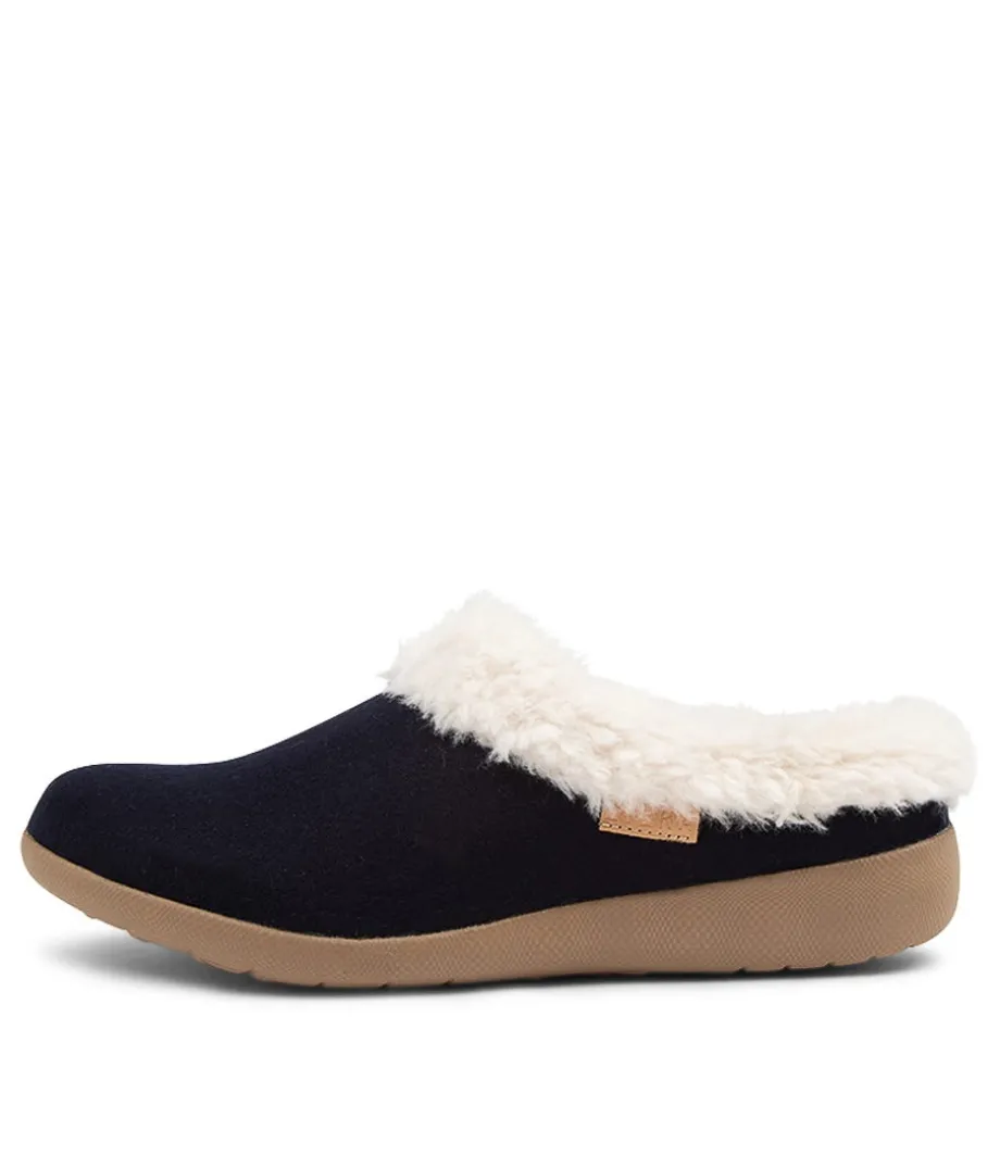 Fifi Xw Dk Navy Fabric<ZIERA Store