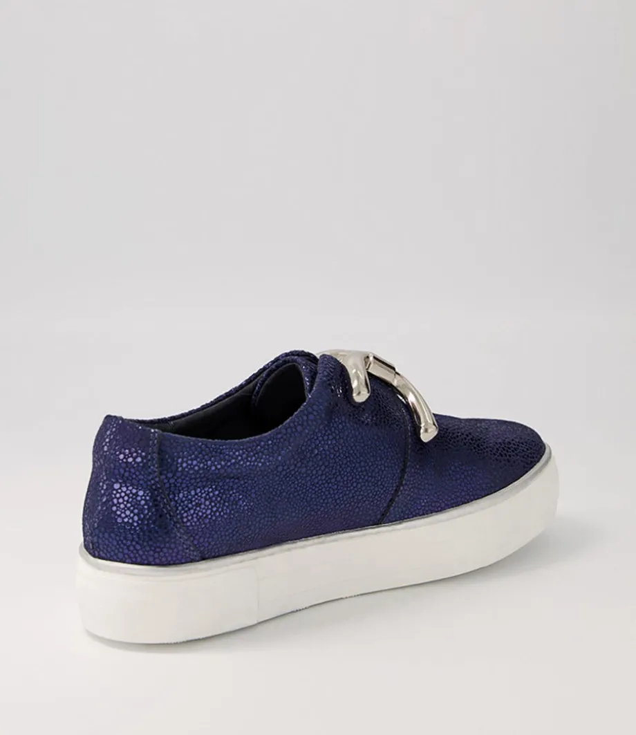 filpy_navy_speckle_leather_sneakers_2.webp Filpy Navy Speckle Leather Sneakers<DJANGO & JULIETTE Clearance