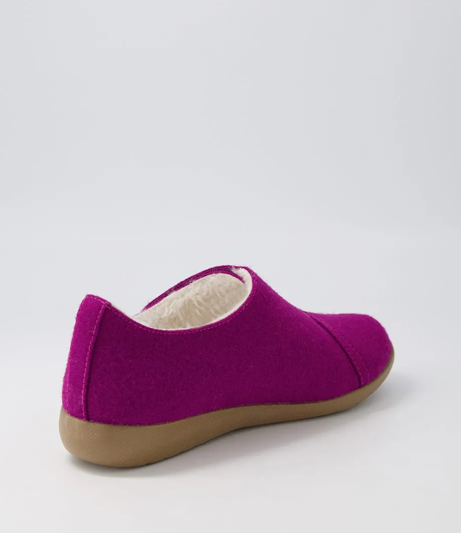 fliss_xw_dark_fuchsia_fabric_flat_shoes_2.webp Fliss Xw Dark Fuchsia Fabric Flat Shoes<ZIERA Online