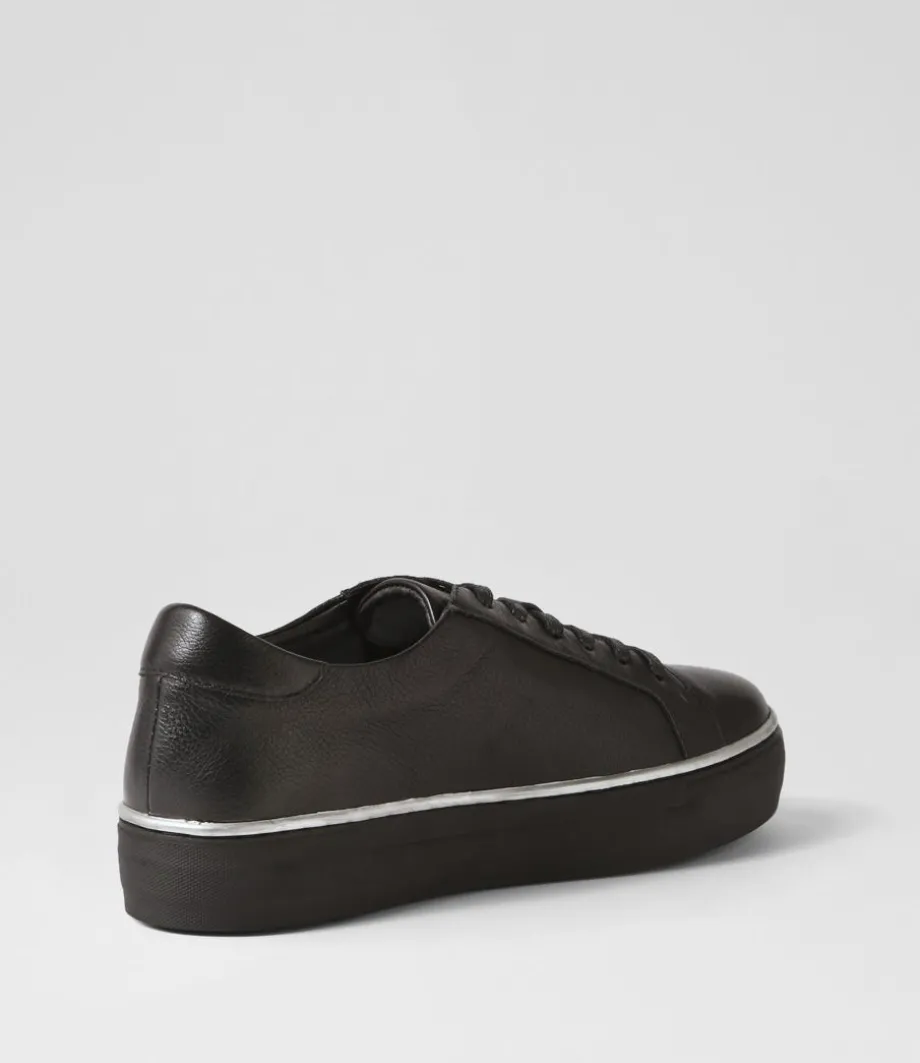 foxxie_black_silver_leather_jewels_sneakers_2.webp Foxxie Black Silver Leather Jewels Sneakers<DJANGO & JULIETTE Cheap