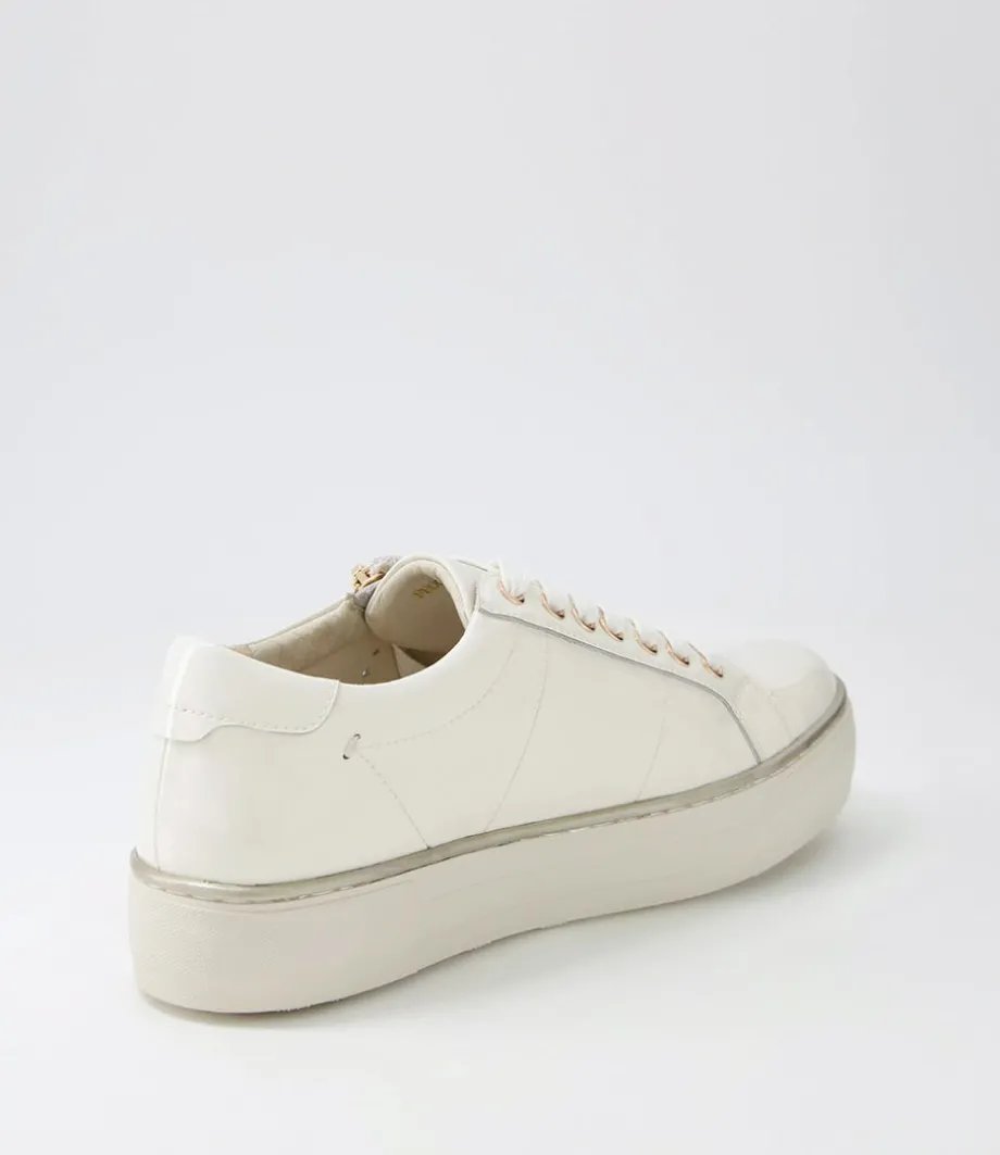 froggy_ivory_patent_leather_sneakers_2.webp Froggy Ivory Patent Leather Sneakers<DJANGO & JULIETTE Fashion