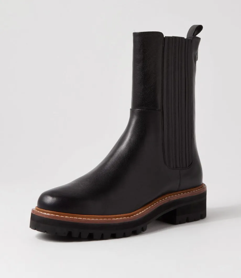 fryser_black_tumble_leather_ankle_boots_1.webp Fryser Black Tumble Leather Ankle Boots<DJANGO & JULIETTE Store