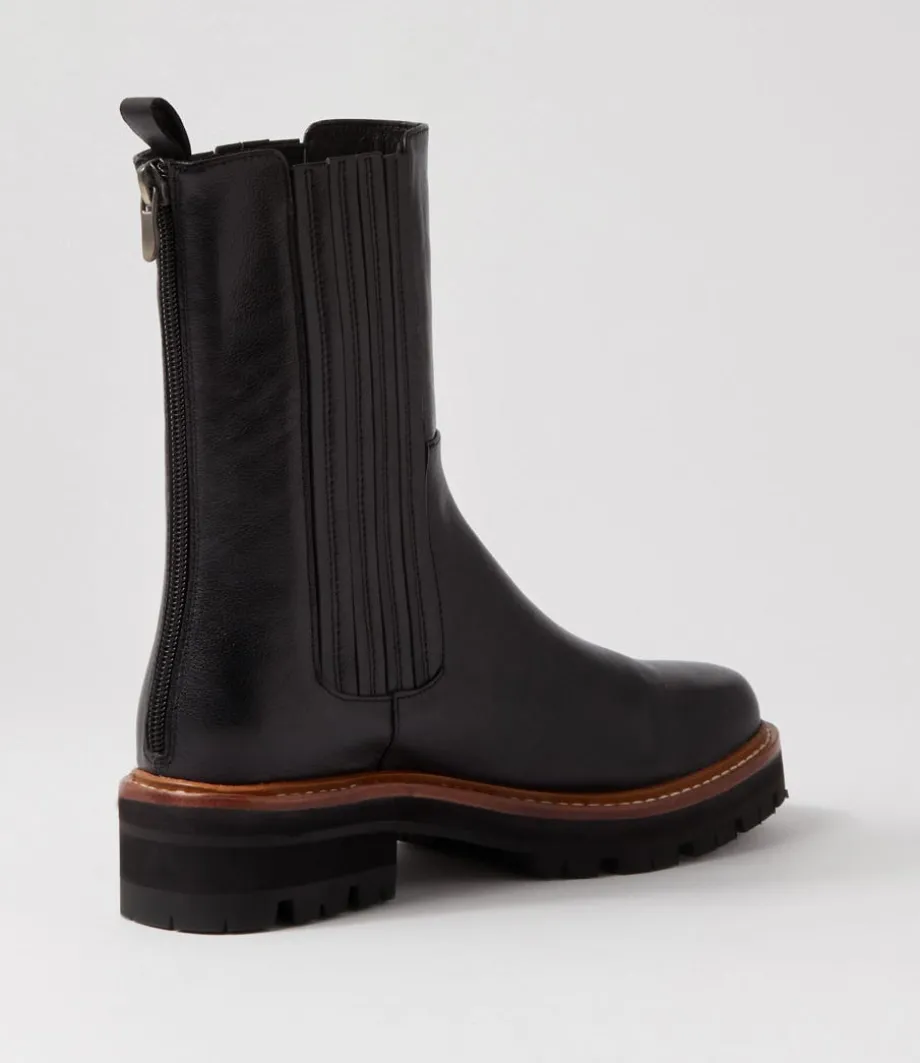 fryser_black_tumble_leather_ankle_boots_2.webp Fryser Black Tumble Leather Ankle Boots<DJANGO & JULIETTE Store