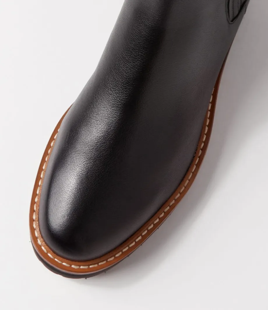 fryser_black_tumble_leather_ankle_boots_3.webp Fryser Black Tumble Leather Ankle Boots<DJANGO & JULIETTE Store