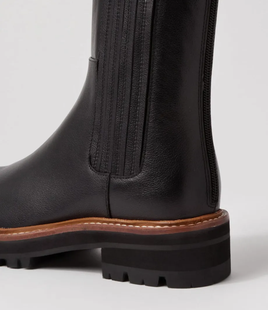 fryser_black_tumble_leather_ankle_boots_4.webp Fryser Black Tumble Leather Ankle Boots<DJANGO & JULIETTE Store