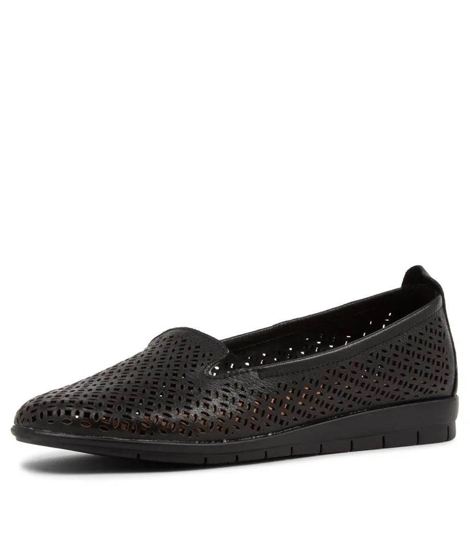 Function Black Leather Loafers<SUPERSOFT Cheap