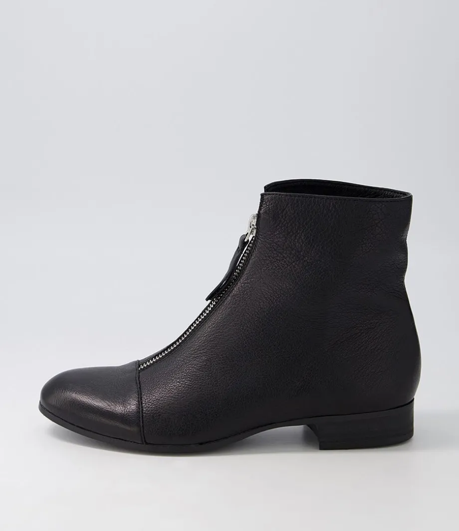 Funda Black Leather Ankle Boots<DJANGO & JULIETTE Outlet