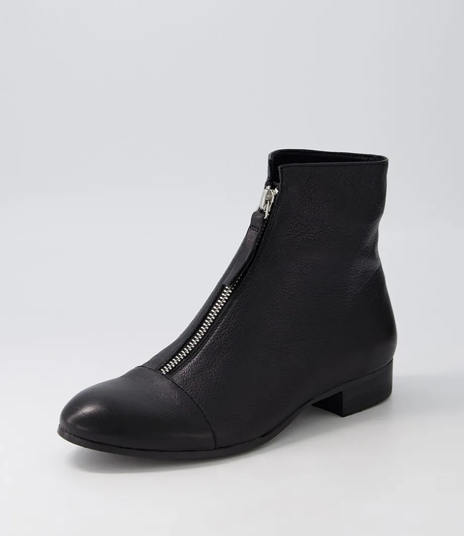 Funda Black Leather Ankle Boots<DJANGO & JULIETTE Outlet