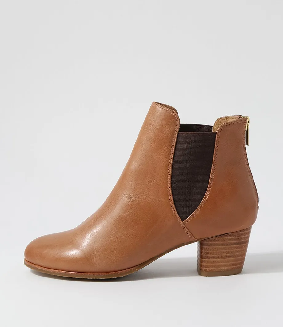 Gadore W Tan Leather Chelsea Boots<ZIERA New