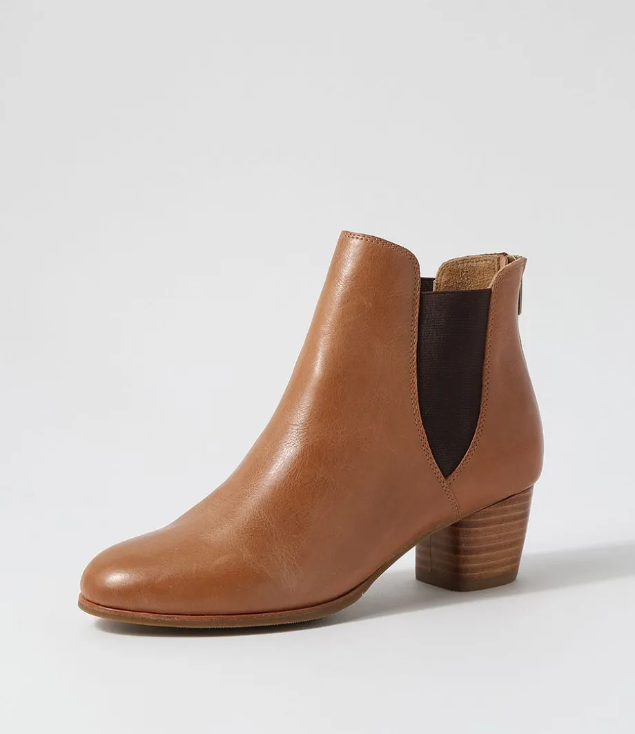 Gadore W Tan Leather Chelsea Boots<ZIERA New