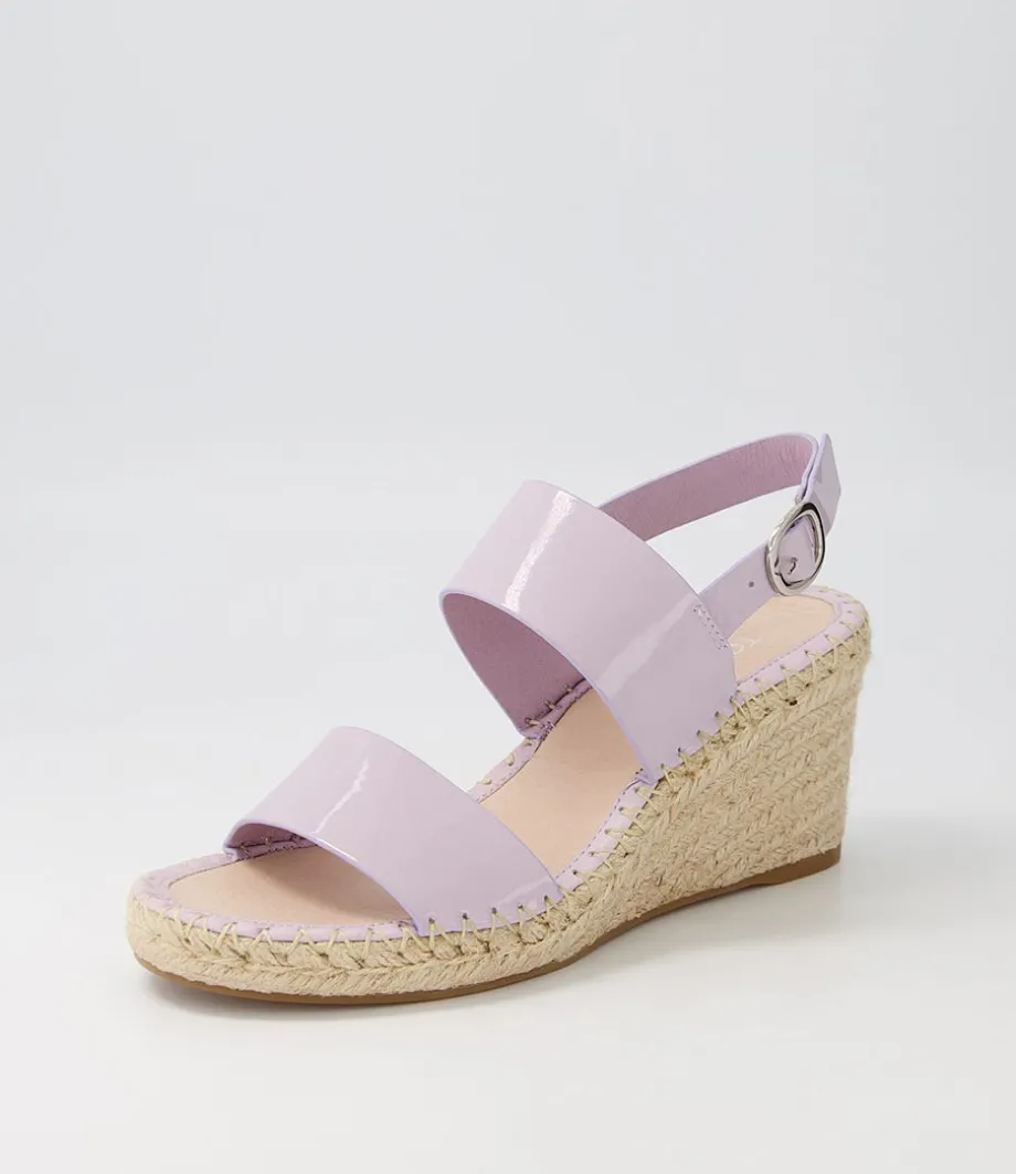 Gaga Lilac Patent Leather Espadrilles<TOP END Fashion