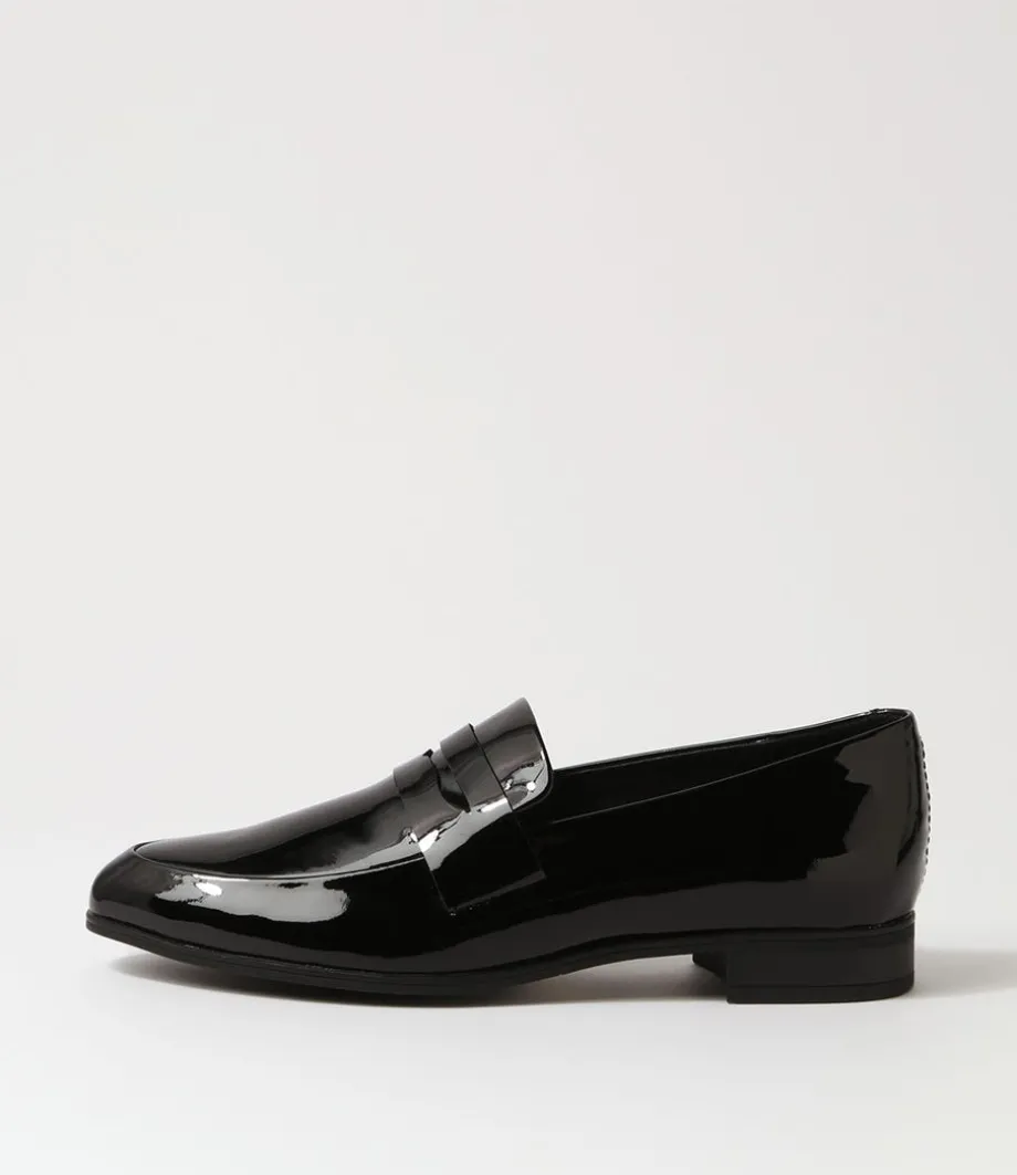 Gebeze Black Patent Leather Loafers<DJANGO & JULIETTE Online