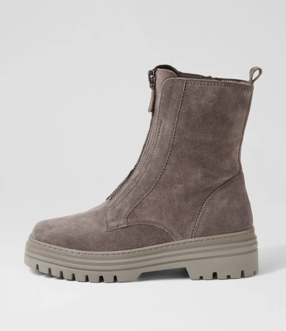 Gesine Wallaby Suede Ankle Boots<GABOR Best