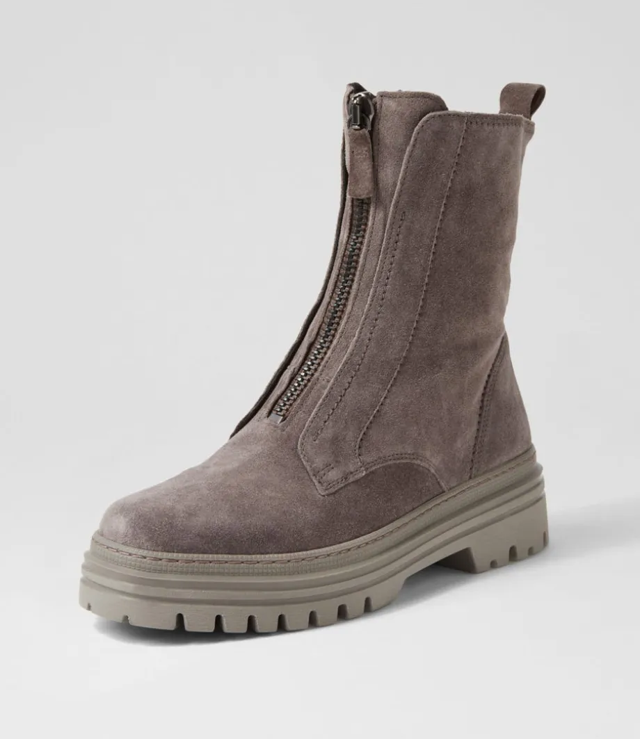 Gesine Wallaby Suede Ankle Boots<GABOR Best