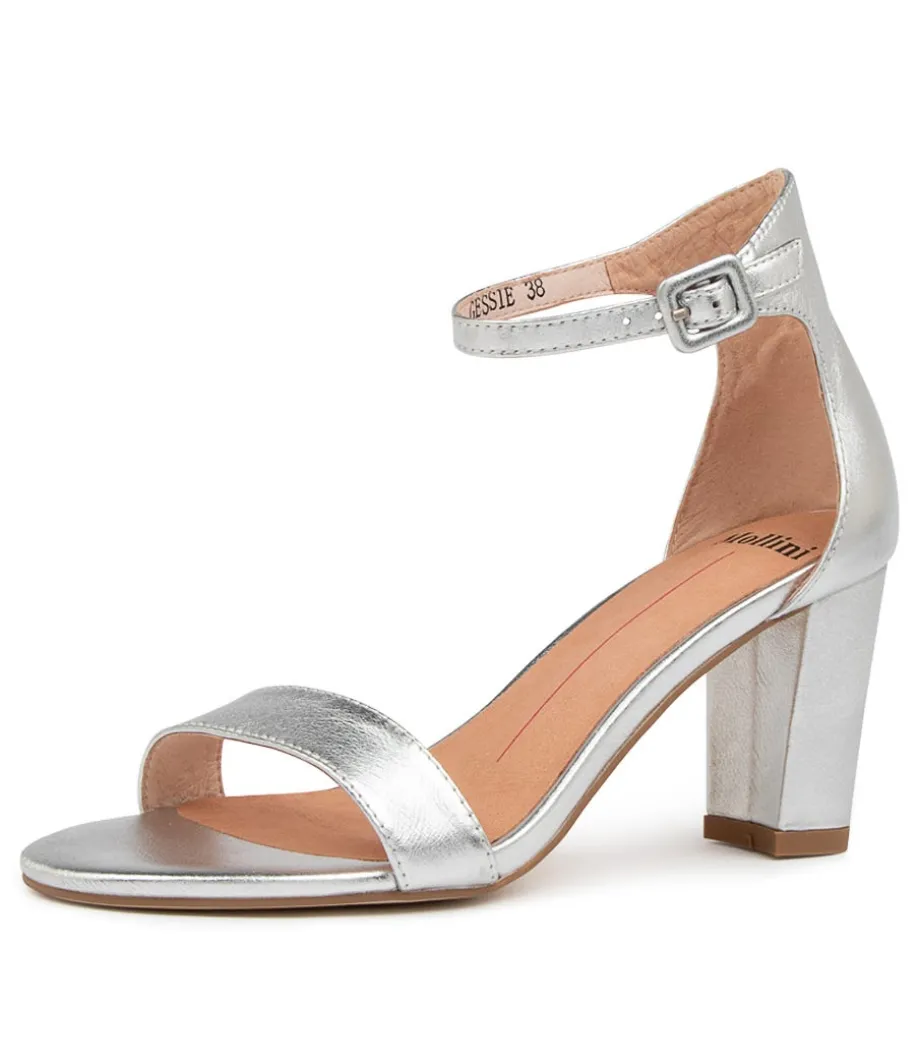 Gessie Silver Leather<MOLLINI Clearance