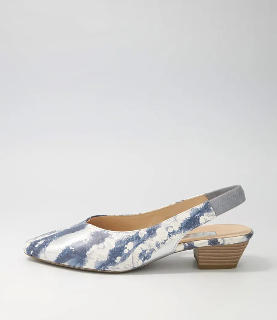 Gracie Nautic Aquamarine Suede Heels<GABOR Flash Sale