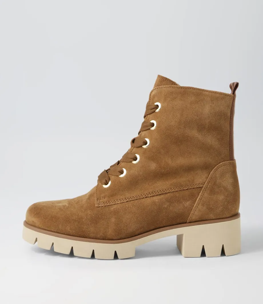 Gunter Lion Suede Lace Up Boots<GABOR Flash Sale