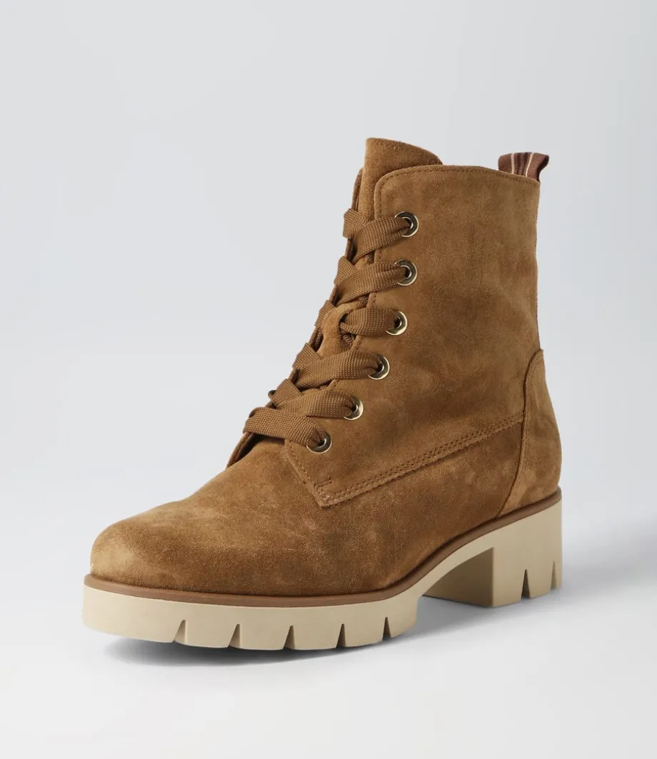 Gunter Lion Suede Lace Up Boots<GABOR Flash Sale