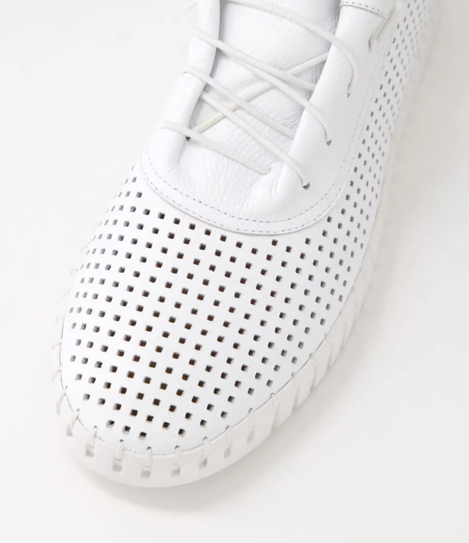 haide_white_leather_sneakers_3.webp Haide White Leather Sneakers<DJANGO & JULIETTE Cheap