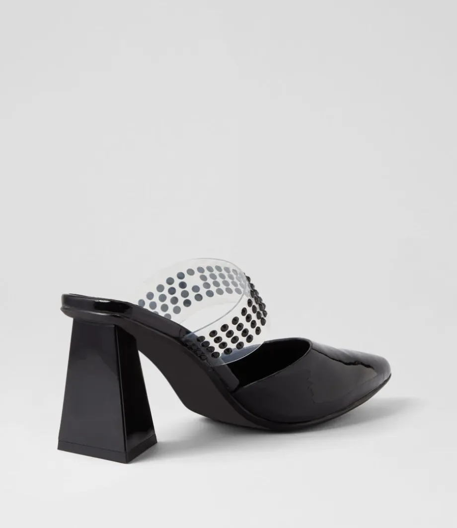 hallams_black_patent_leather_heels_2.webp Hallams Black Patent Leather Heels<DJANGO & JULIETTE Clearance