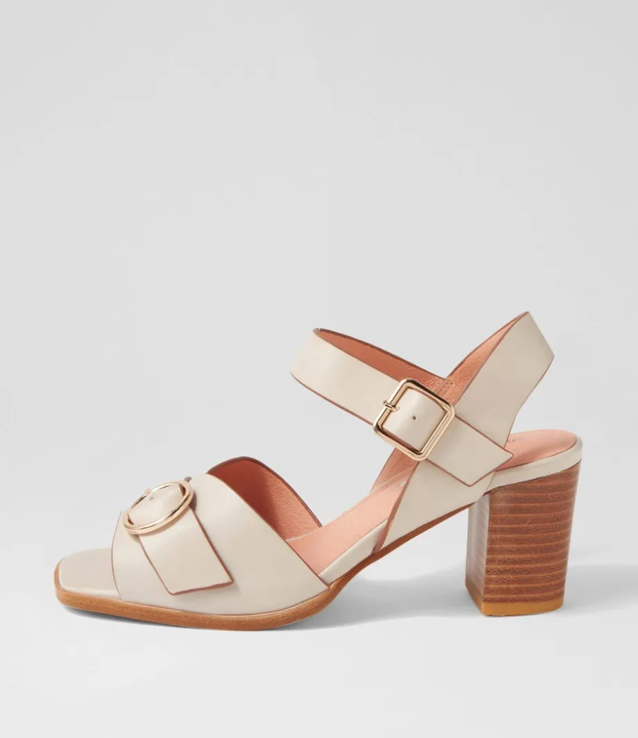 Hampton Almond Tan Leather Sandals<DJANGO & JULIETTE Fashion