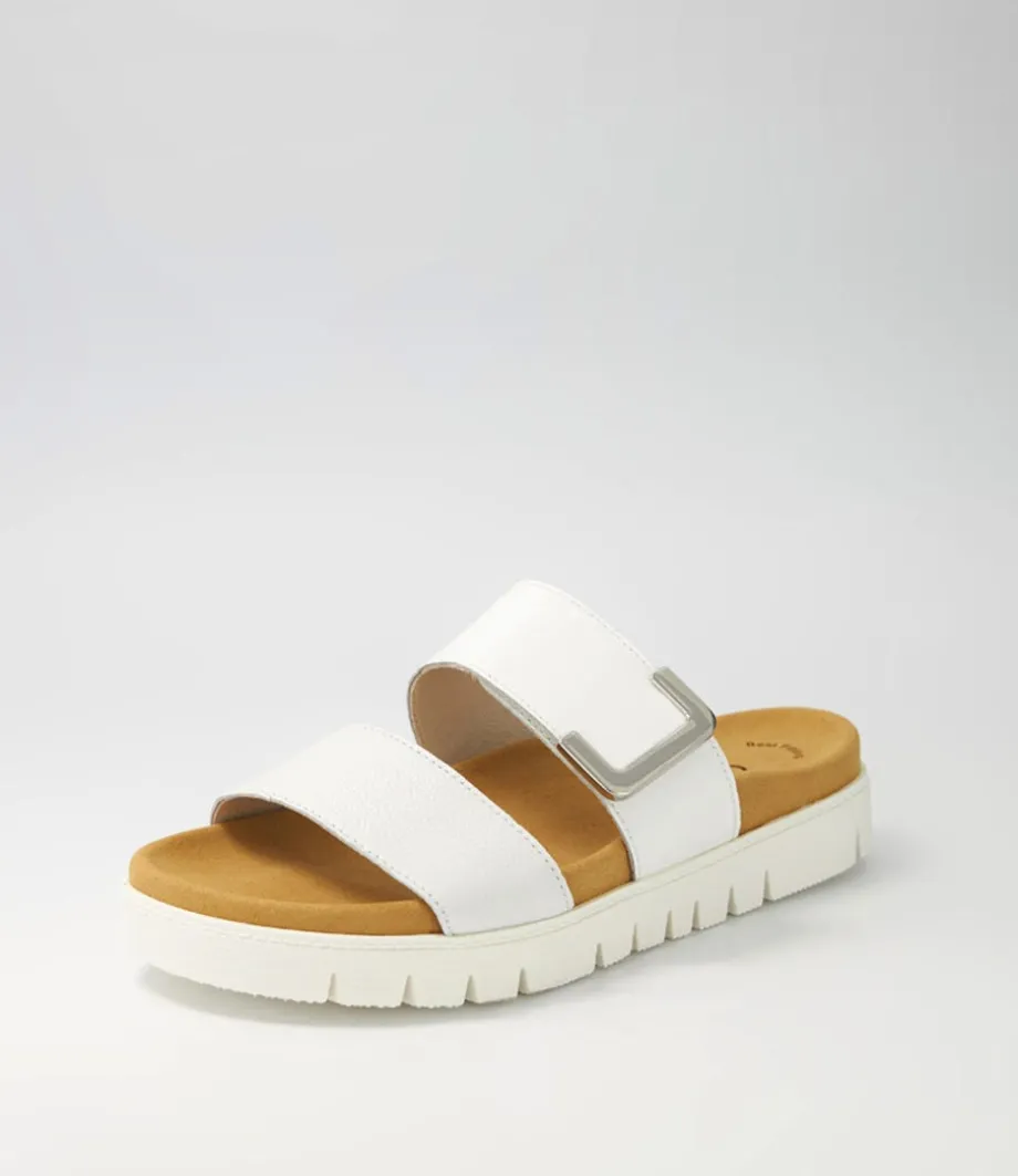 Harper Weiss Patent Leather Slides<GABOR Sale