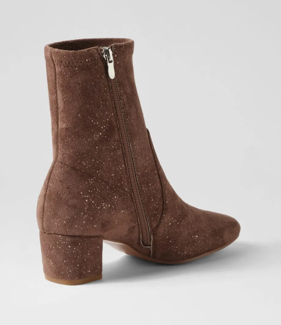 hartful_taupe_sparkle_stretch_microsuede_ankle_boots_2.webp Hartful Taupe Sparkle Stretch Microsuede Ankle Boots<DJANGO & JULIETTE Best Sale