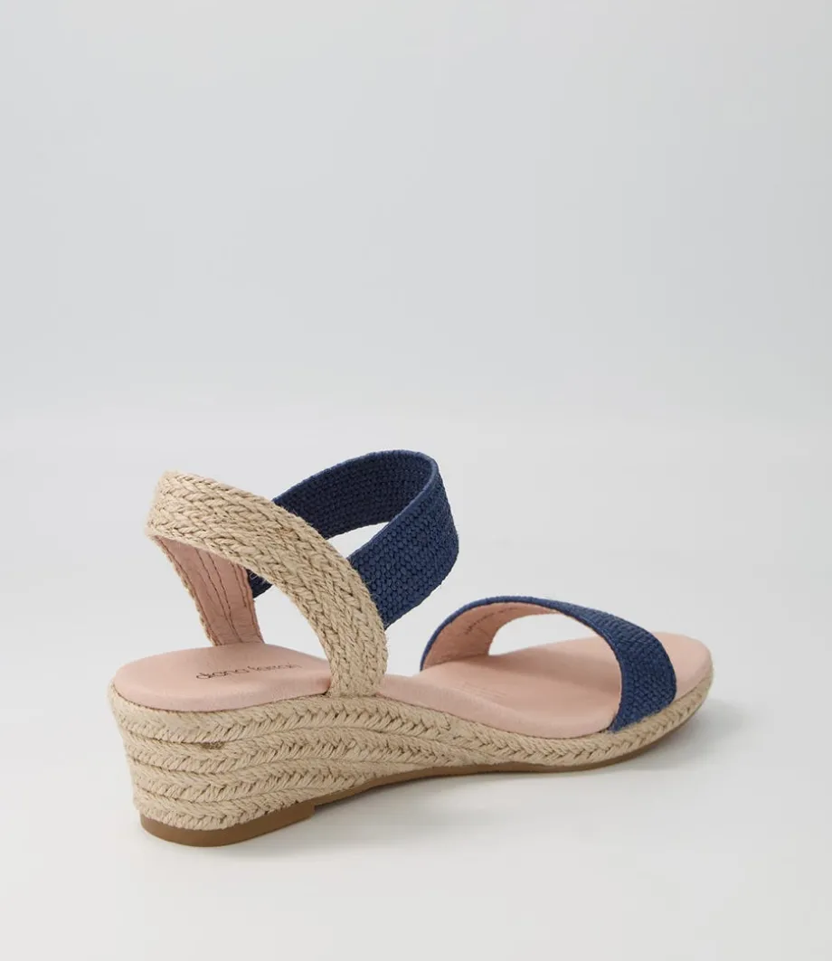 havan_navy_weave_elastic_espadrilles_2.webp Havan Navy Weave Elastic Espadrilles<DIANA FERRARI Best