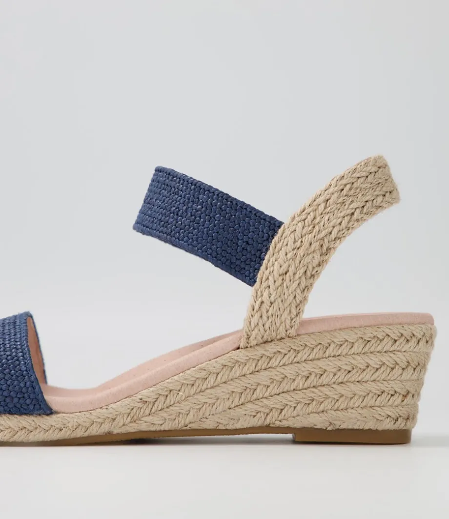 havan_navy_weave_elastic_espadrilles_4.webp Havan Navy Weave Elastic Espadrilles<DIANA FERRARI Best