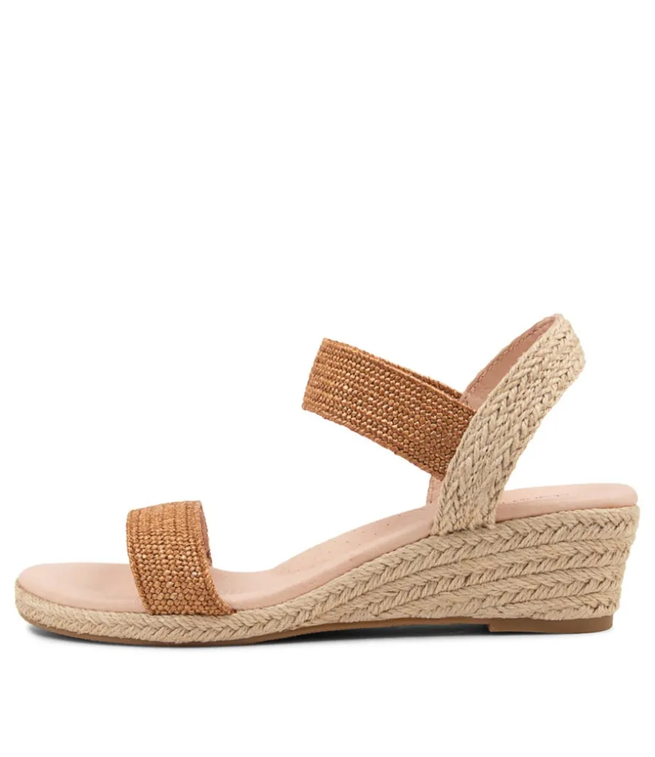 Havan Tan Weave Elastic Espadrilles<DIANA FERRARI Fashion
