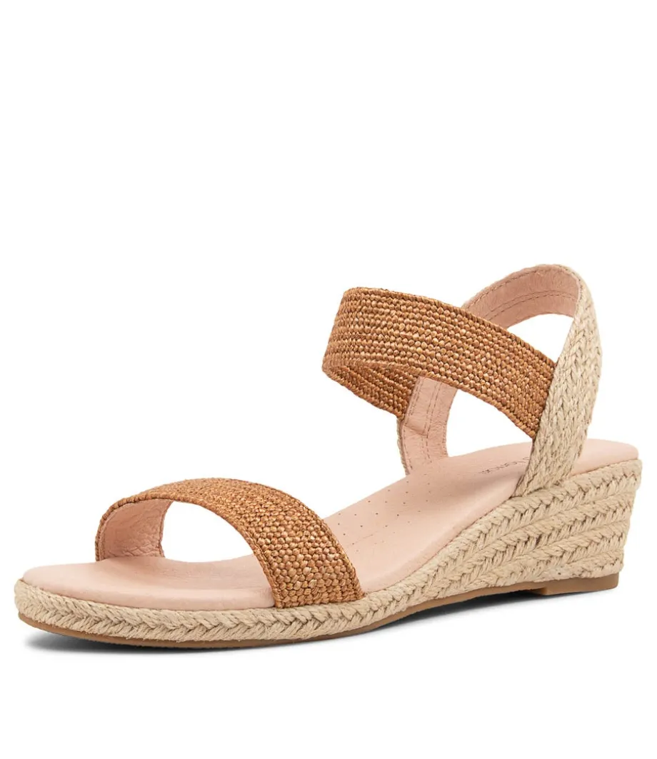 Havan Tan Weave Elastic Espadrilles<DIANA FERRARI Fashion