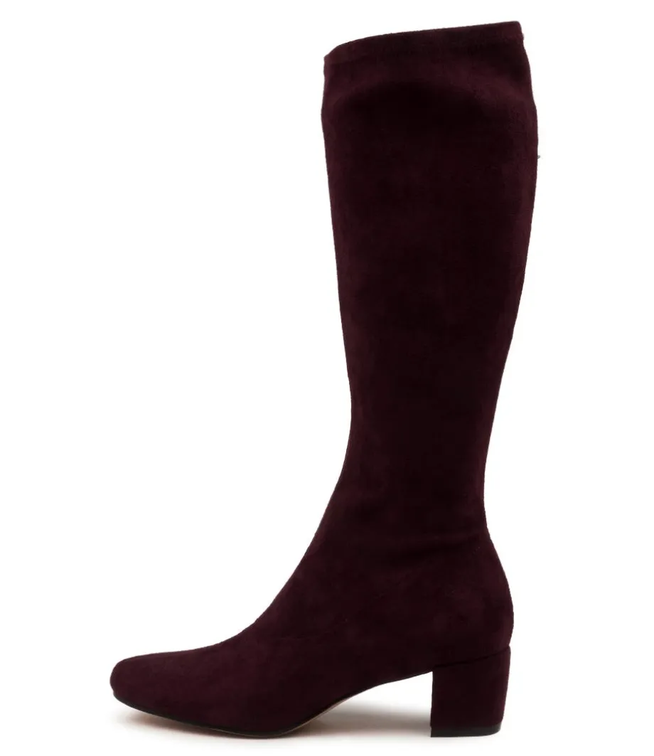 Hayleys Mulberry Stretch Microsuede<DJANGO & JULIETTE Cheap