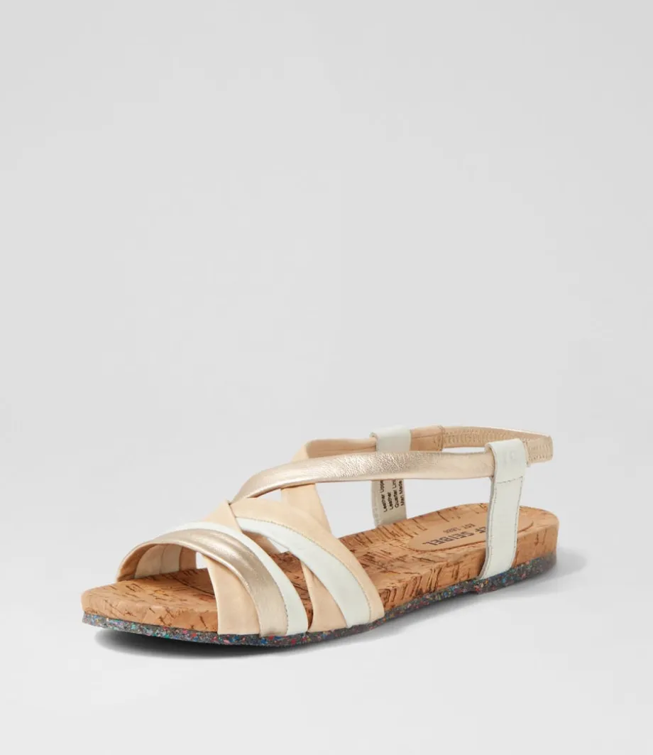 Henriette 3 Beige Multi Leather Sandals<JOSEF SEIBEL Hot