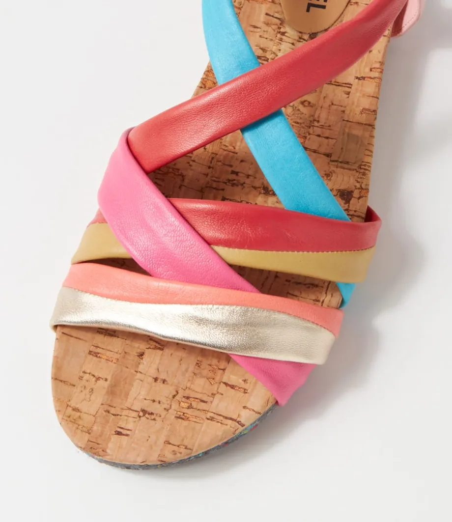 henriette__multicolor_leather_sandals_3.webp Henriette 3 Multicolor Leather Sandals<JOSEF SEIBEL Outlet