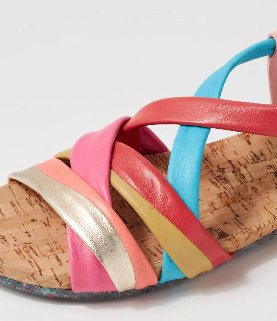 henriette__multicolor_leather_sandals_4.webp Henriette 3 Multicolor Leather Sandals<JOSEF SEIBEL Outlet