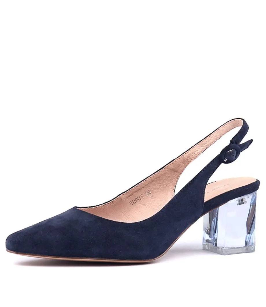 Hinnis Navy Suede<DJANGO & JULIETTE Shop