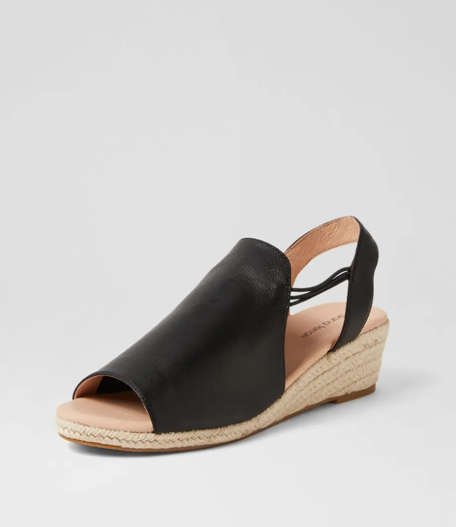 Hlensia Df Black Natural Rope Leather<DIANA FERRARI Best