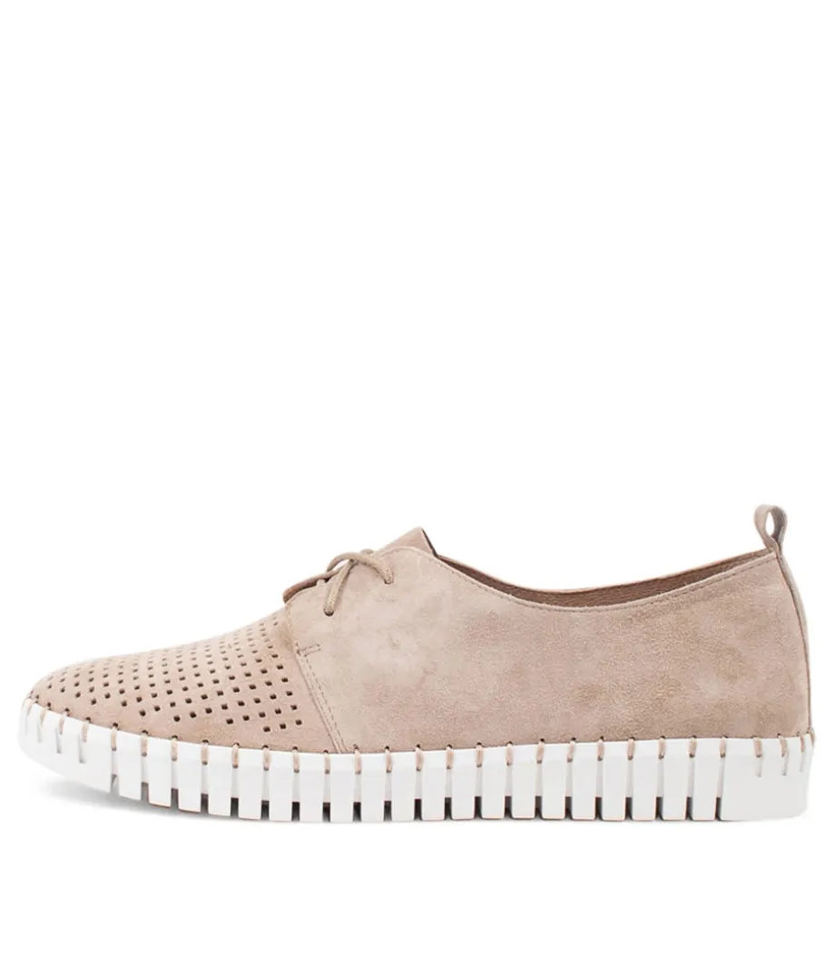 Huston Taupe Suede Sneakers Ws<DJANGO & JULIETTE Discount
