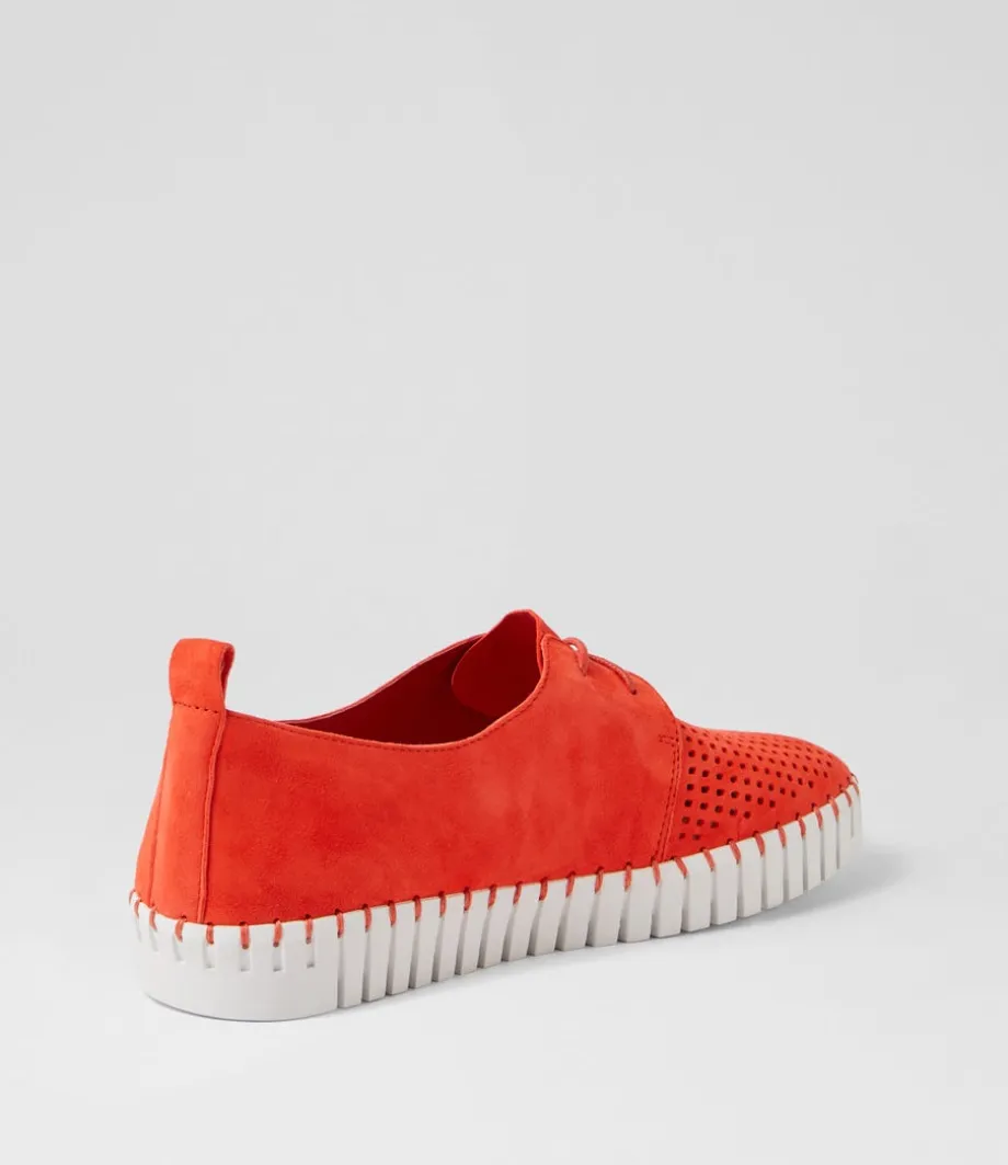 huston_watermelon_white_suede_sneakers_2.webp Huston Watermelon White Suede Sneakers<DJANGO & JULIETTE New