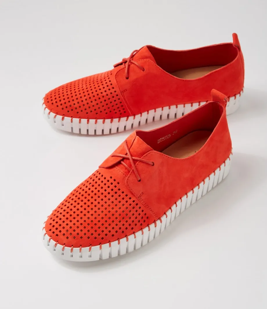 huston_watermelon_white_suede_sneakers_4.webp Huston Watermelon White Suede Sneakers<DJANGO & JULIETTE New