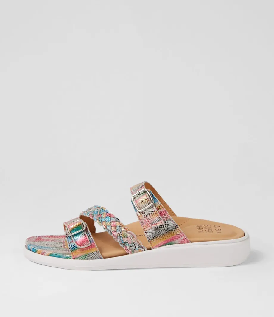 Ianna W Multi Dot Leather Sandals<ZIERA Discount