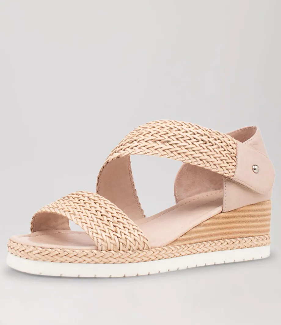 Ide Nude Weave Leather Espadrilles<DJANGO & JULIETTE Fashion