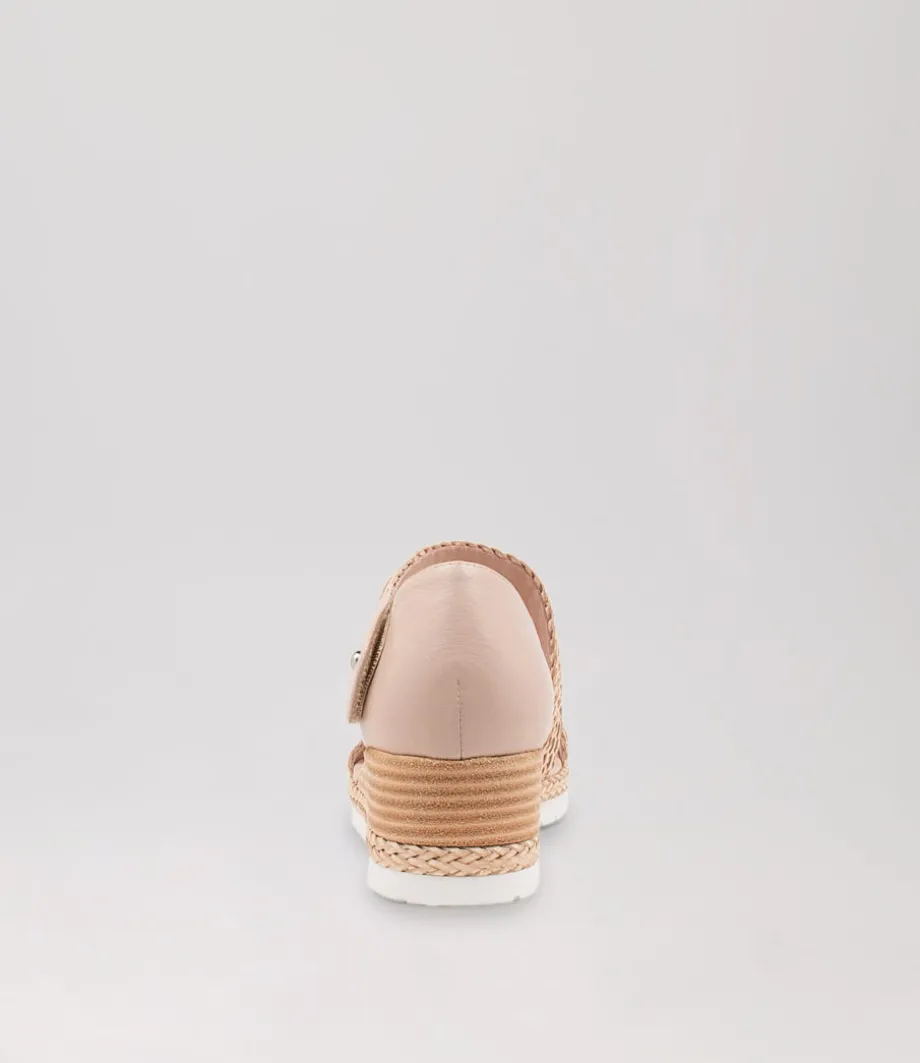 ide_nude_weave_leather_espadrilles_3.webp Ide Nude Weave Leather Espadrilles<DJANGO & JULIETTE Fashion