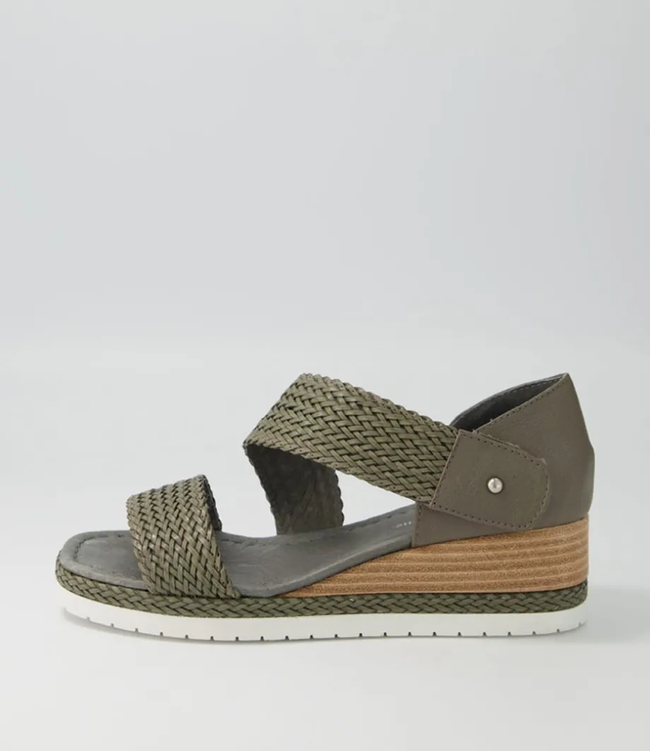 Ide Smoke Weave Leather Espadrilles<DJANGO & JULIETTE Cheap