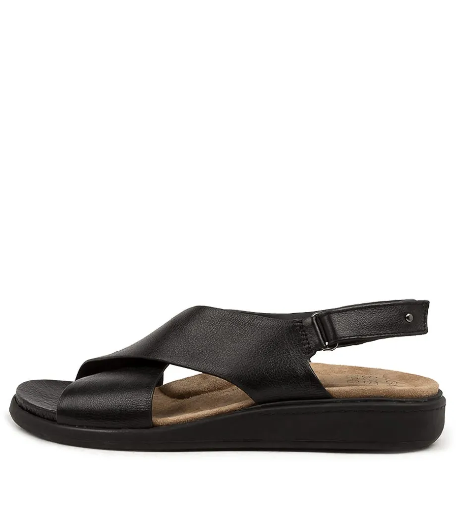 Ilda W Black-Black Leath<ZIERA Best